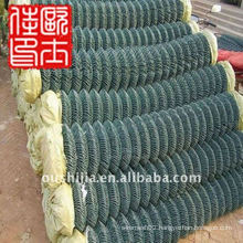wire fence of chain link mesh&tension wire chain link fence&pvc coated chain link fence